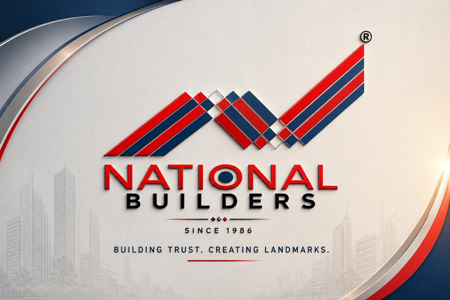 National Builders official logo for Kochi residential projects