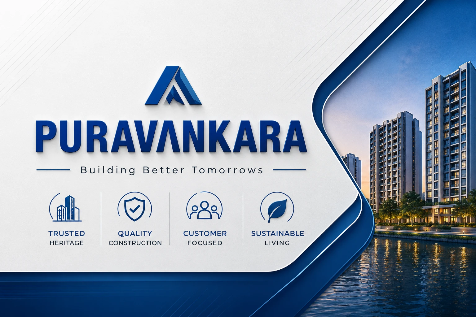Puravankara official logo for Kochi residential projects