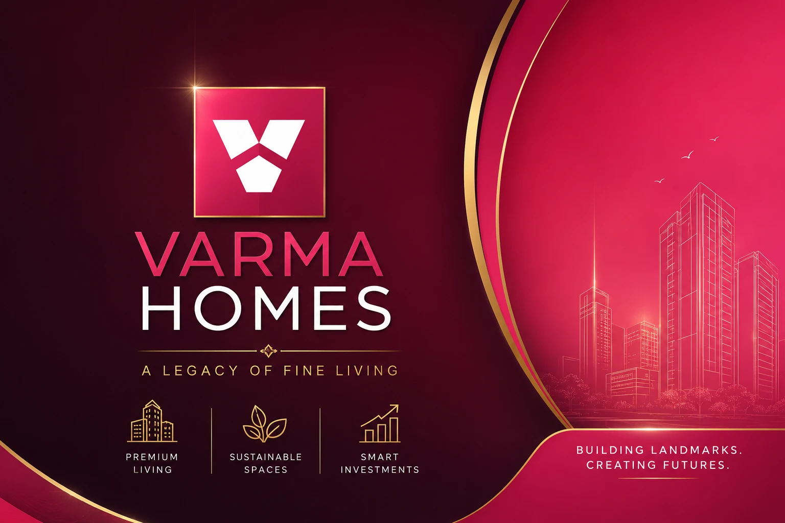 Varma Homes official logo for Kochi residential projects